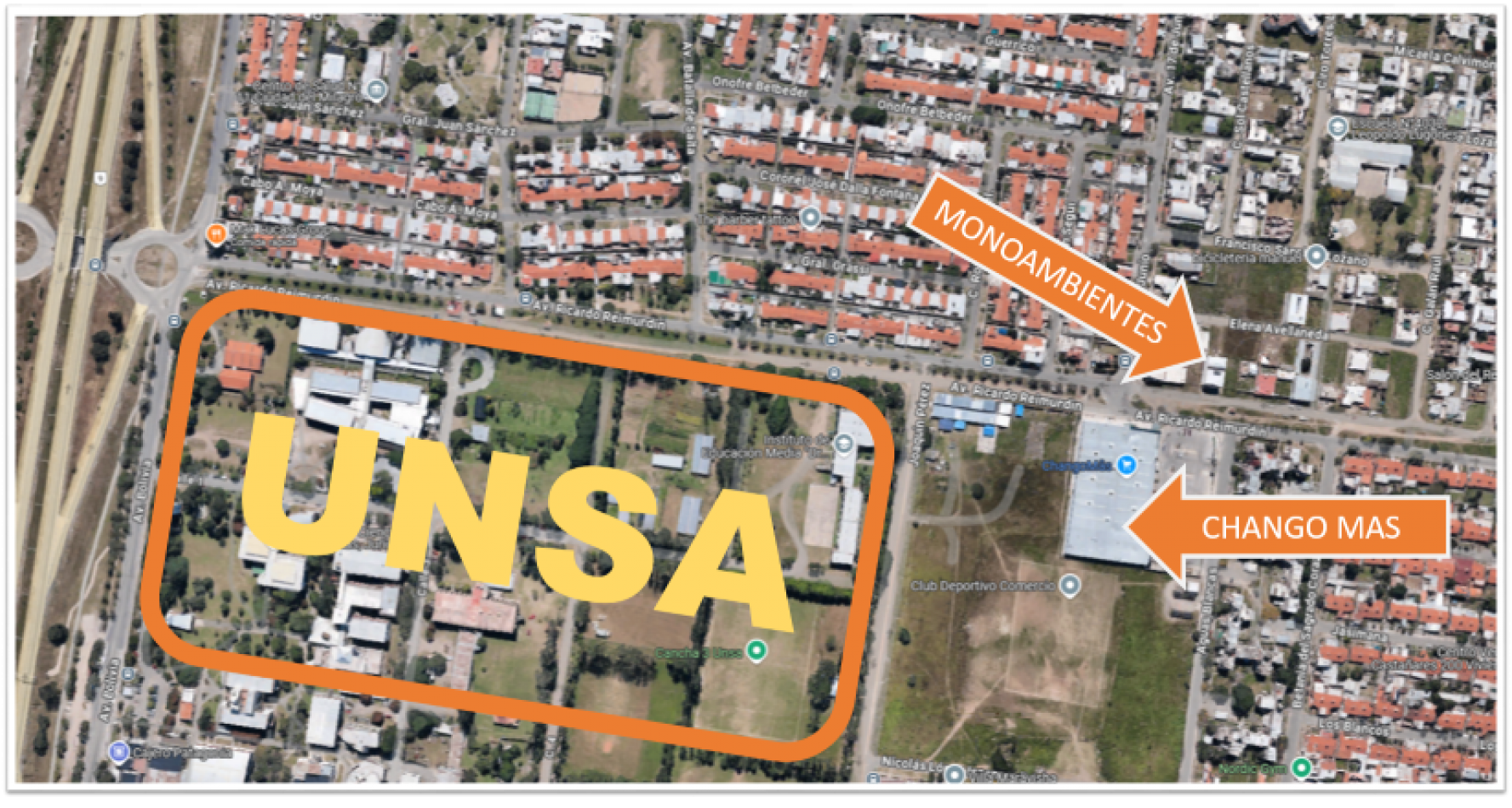 MONOAMBIENTES Z° UNSA